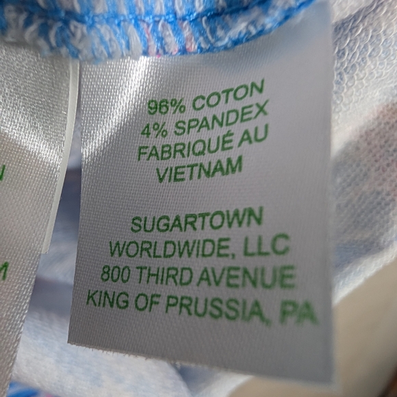 Lilly Pulitzer Jace Romper Zanzibar Blue Sailboats Medium Strapless Pink - Picture 8 of 12